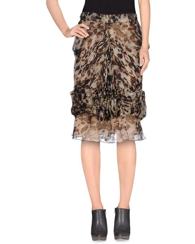 Givenchy Knee Length Skirt - Brown