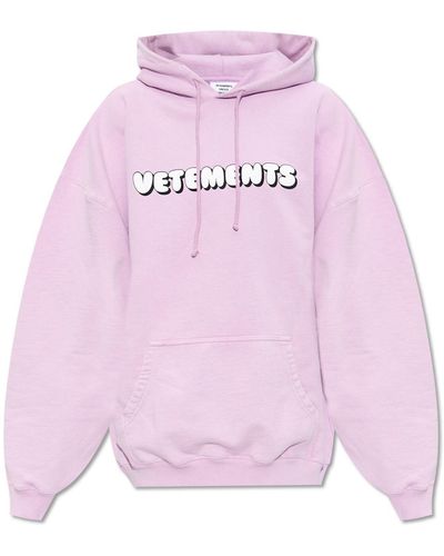 Vetements Felpa - Rosa