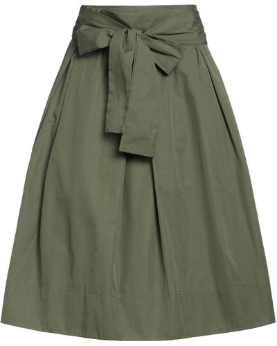 Sara Roka Midi Skirt - Green