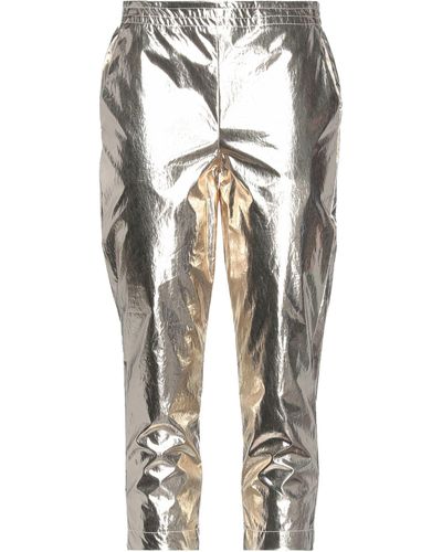ViCOLO Cropped Trousers - Metallic