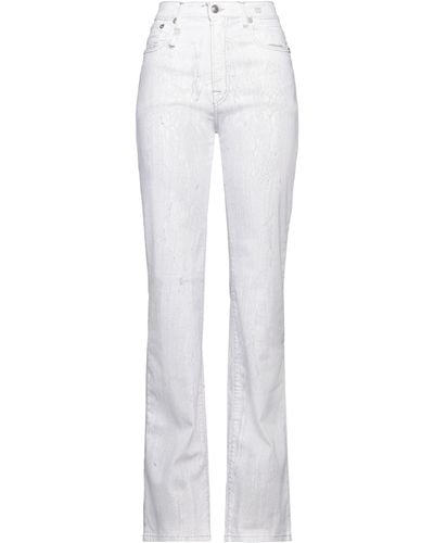 R13 Pantaloni Jeans - Bianco