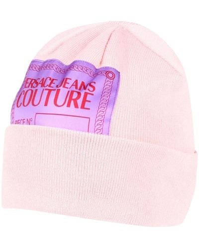 Versace Light Hat Wool, Acrylic - Pink