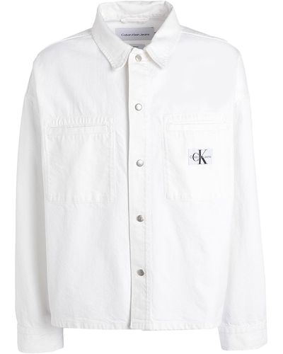 Calvin Klein Denim Shirt - White