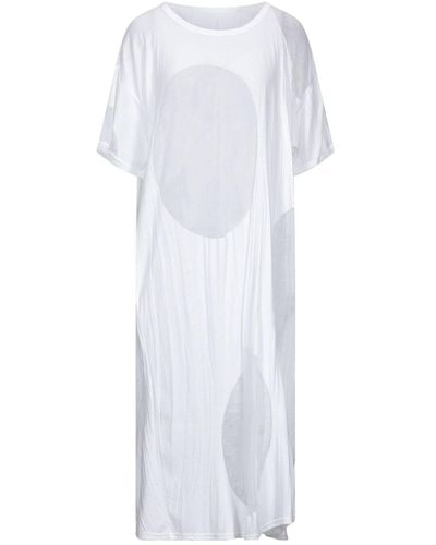 Y's Yohji Yamamoto Midi Dress - White