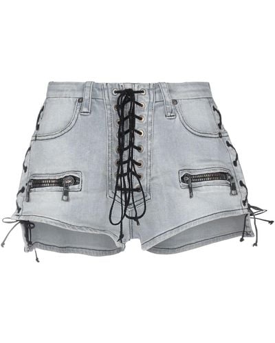 Unravel Project Denim Shorts - Gray