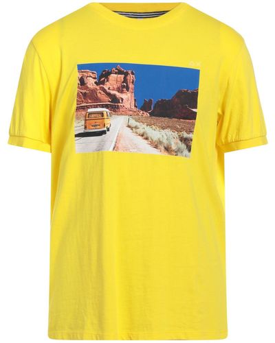 Sun 68 T-shirt - Yellow