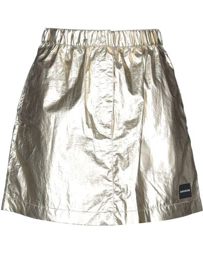 Calvin Klein Mini Skirt - Metallic