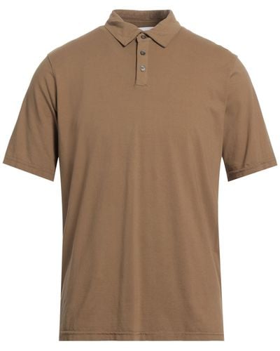 Alpha Studio Polo Shirt - Brown