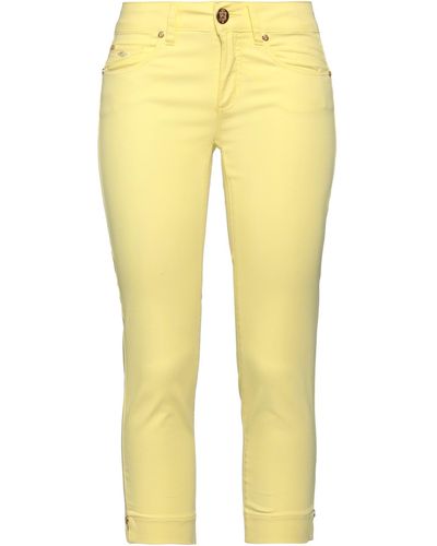 Marani Jeans Pantaloni Cropped - Giallo