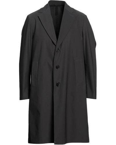 Harris Wharf London Overcoat & Trench Coat - Black