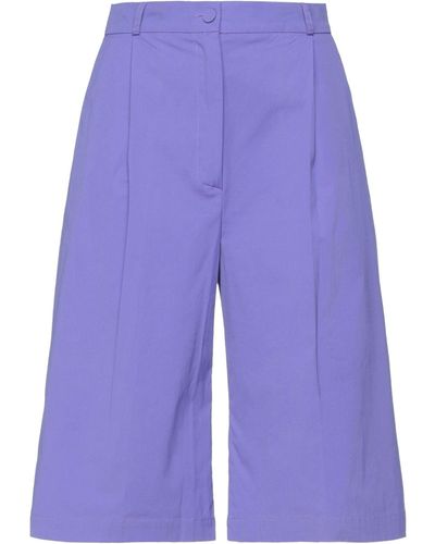 Suoli Cropped Trousers - Purple