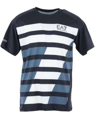 EA7 T-shirts - Blau