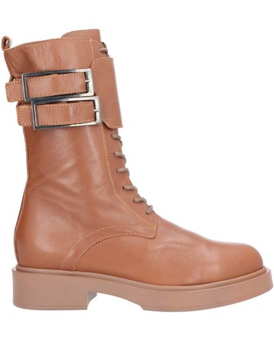 Kaos Ankle Boots - Brown
