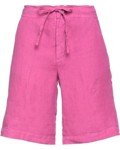 120% Lino Shorts & Bermuda Shorts - Pink