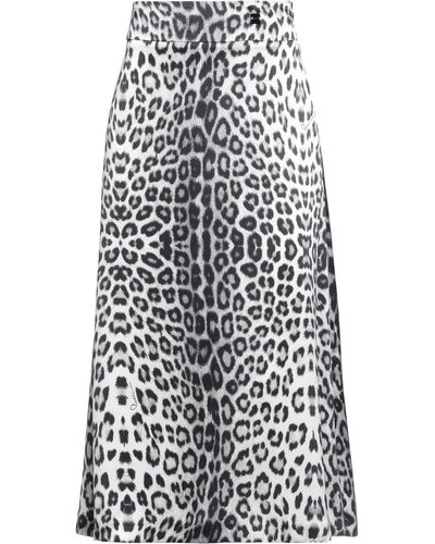 Class Roberto Cavalli Midi Skirt - White