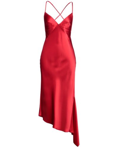N°21 Midi Dress - Red