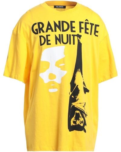 Raf Simons T-shirt - Yellow