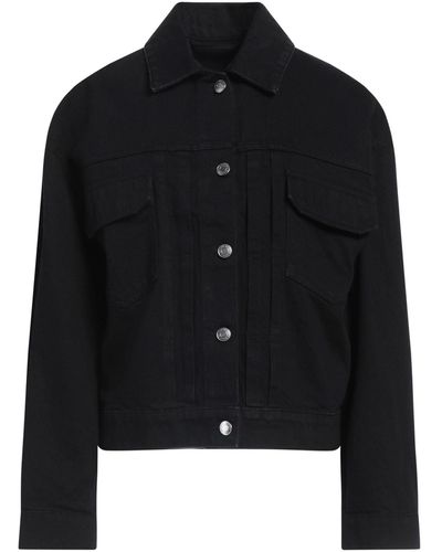 Maison Kitsuné Denim Outerwear - Black