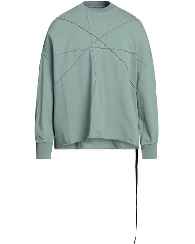 Rick Owens Sage Sweatshirt Cotton - Green