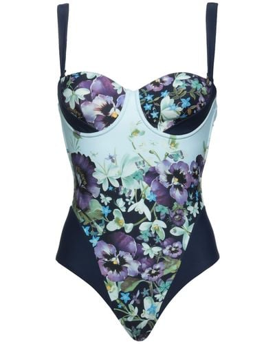 Ted Baker One-piece Swimsuit - Blue
