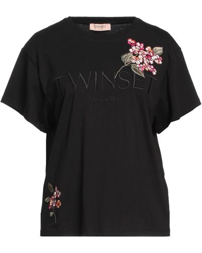 Twin Set Camiseta - Negro