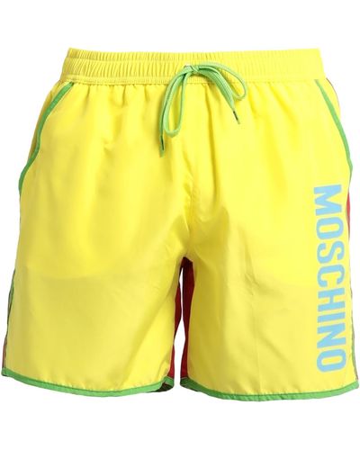 Moschino Swim Trunks - Yellow