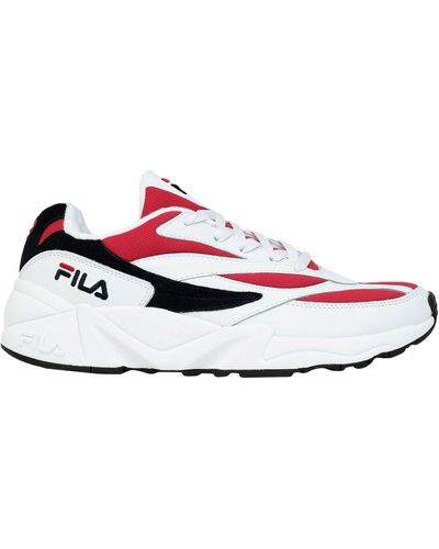 Fila Sneakers in Colour-Block-Optik - Rot