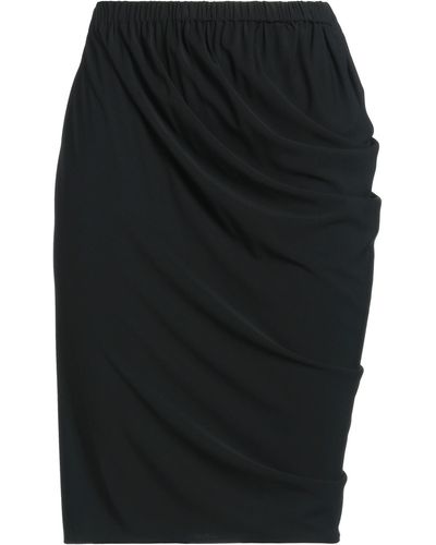 Lanvin Knee Length Skirt - Black