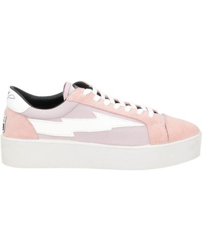 Sanyako Trainers Soft Leather, Textile Fibres - Pink