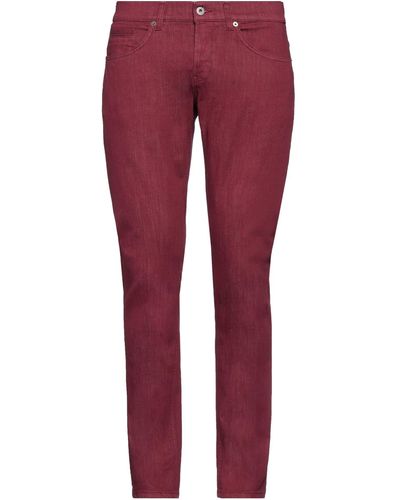 Dondup Pantaloni Jeans - Rosso