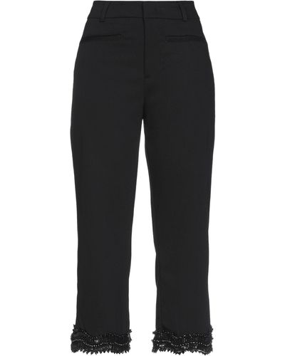 Dondup Cropped Trousers - Black
