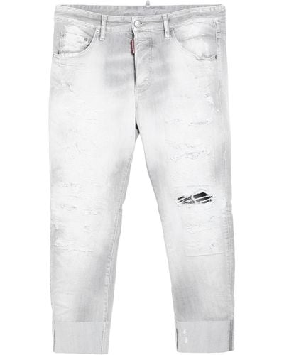 DSquared² Cropped Jeans - Bianco