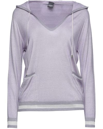 Lorena Antoniazzi Light Sweater Silk, Cashmere, Polyester - Purple