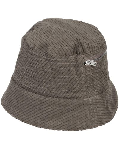Rick Owens Hat Cotton - Grey