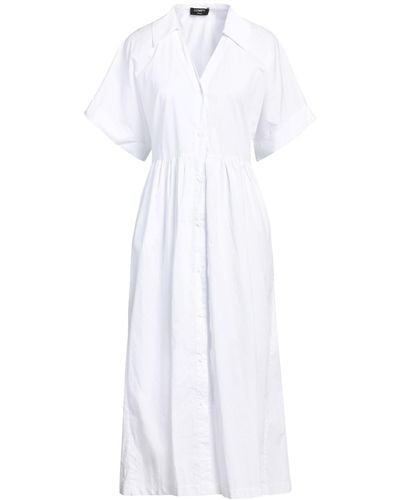 Dixie Midi-Kleid - Weiß