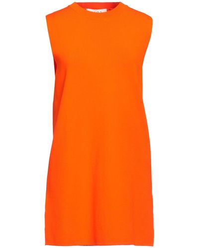 Kaos Mini-Kleid - Orange