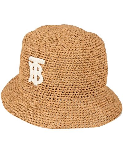 Burberry Hat Viscose - Natural