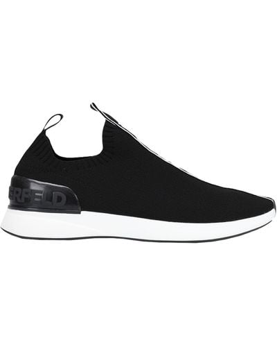 Karl Lagerfeld Finesse Knitted Sock Trainers - Black