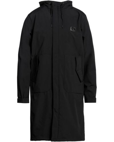 Class Roberto Cavalli Overcoat & Trench Coat - Black