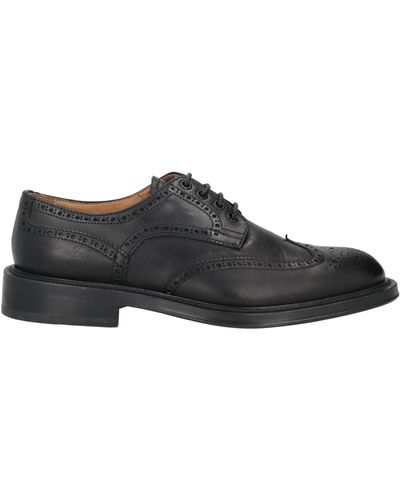 Green George Lace-up Shoes - Black