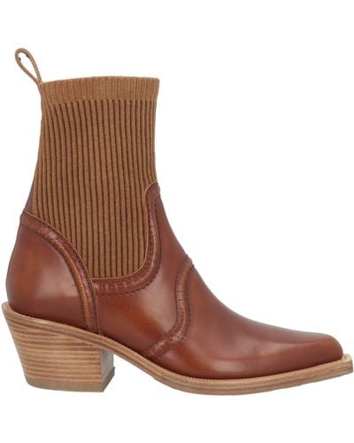 Chloé Ankle Boots - Brown