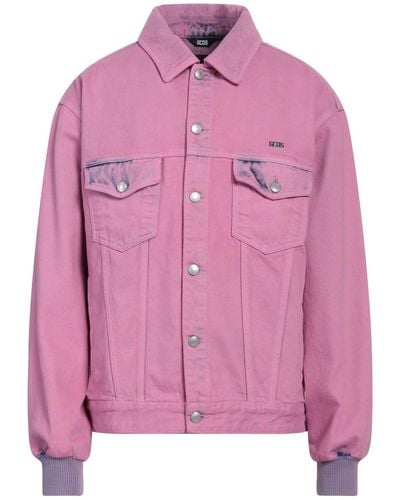 Gcds Denim Outerwear - Pink
