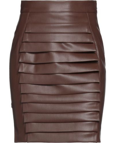 Jijil Mini Skirt - Brown