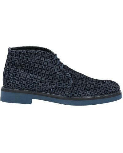 Gold Brothers Ankle Boots - Blue