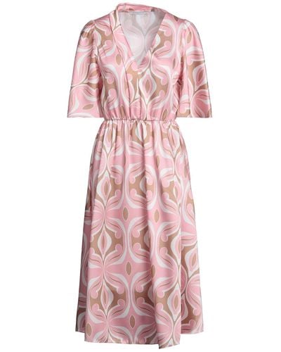 Biancoghiaccio Midi Dress - Pink
