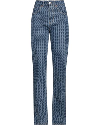 Victoria Beckham Denim Pants - Blue