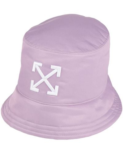 Off-White c/o Virgil Abloh Arrows Recycled Bucket Hat - Purple