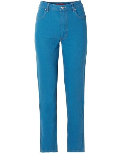 Eckhaus Latta Pantaloni Jeans - Blu