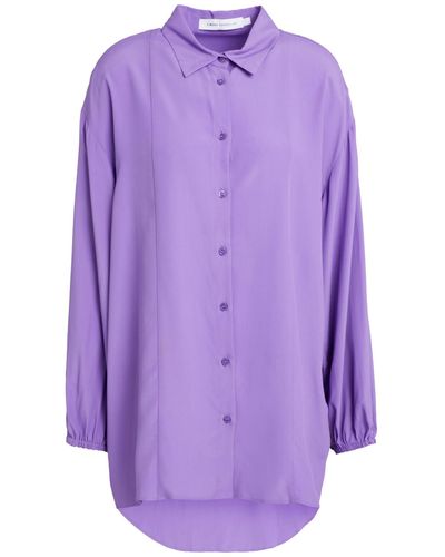 SIMONA CORSELLINI Shirt Acetate, Silk - Purple