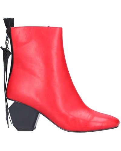 Sixtyseven Ankle Boots - Red